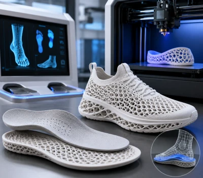 Ορθωτικοί πάτοι και 3D-Εκτυπωμένα παπούτσια: Πώς η 3D σάρωση + η τεχνητή νοημοσύνη και η κατασκευ...